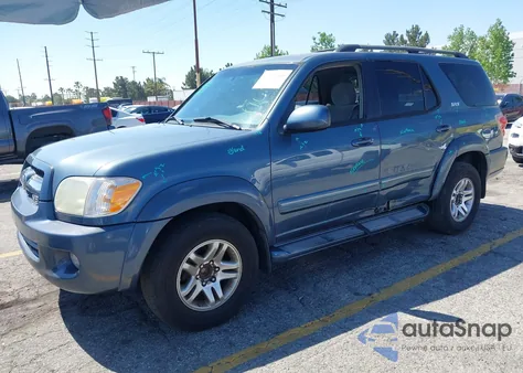 2006 Toyota Sequoia Sr5 V8 z USA, uszkodzony, nr VIN 5TDZT34A06S283301